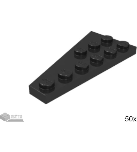 50x LEGO 54383 Zwart, 50 stuks