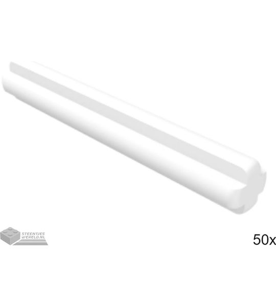 50x LEGO 3705 Technic as Wit, 50 stuks