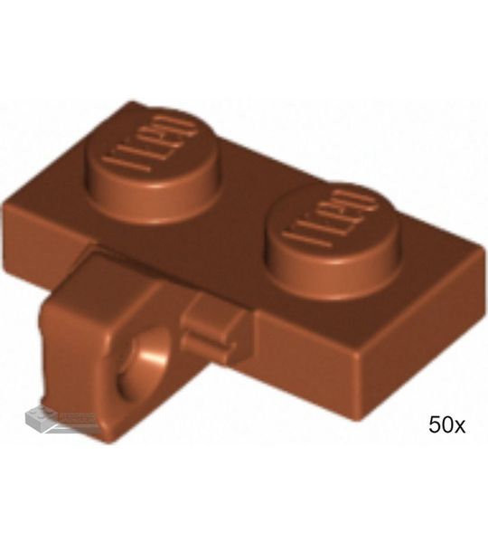 50x LEGO 44567b Donker oranje, 50 stuks