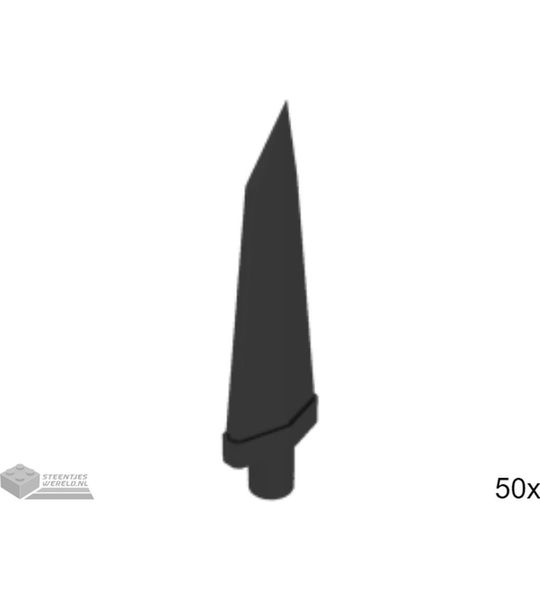 50x LEGO 64727 Zwart, 50 stuks