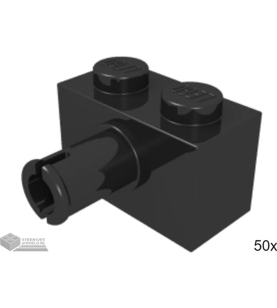 50x LEGO 2458 Zwart, 50 stuks