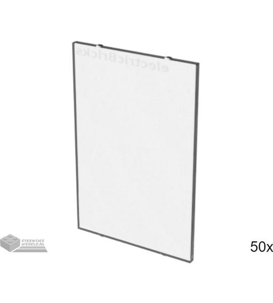 50x LEGO 2494 Doorzichtig, 50 stuks