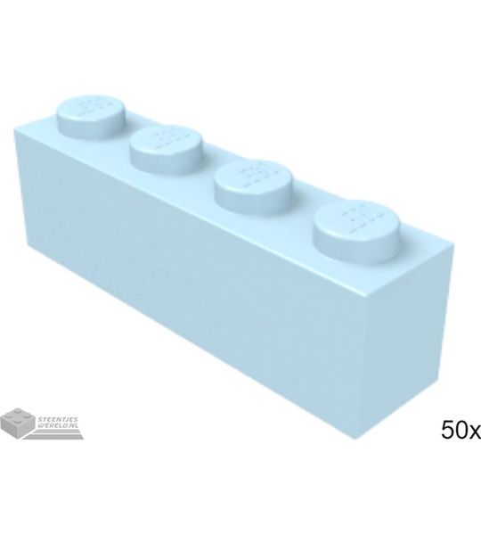 50x LEGO 3003 Steen 2x2 Doorzichtig, 50 stuks