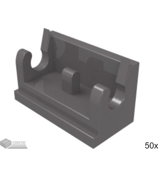 50x LEGO 3937 Donker blauwgrijs, 50 stuks