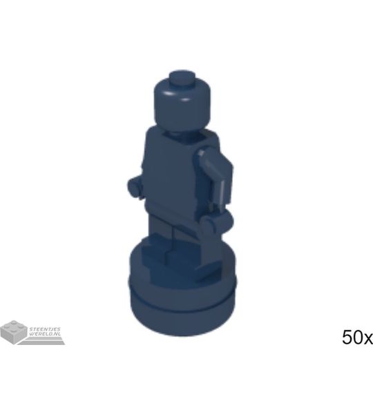 50x LEGO 90398 Donkerblauw, 50 stuks
