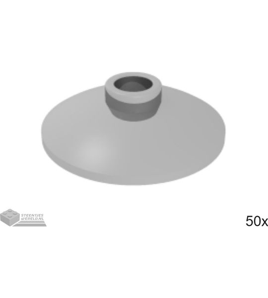 50x LEGO 4740 Chrome zilver, 50 stuks