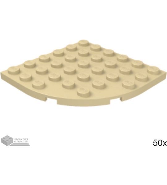 50x LEGO 6003 Tan, 50 stuks