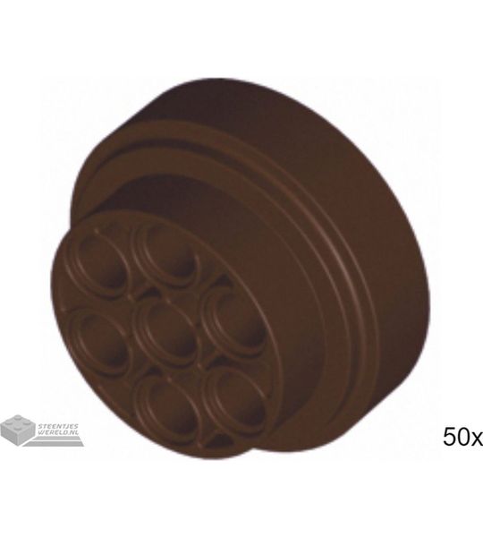 50x LEGO 60208 Donkerbruin, 50 stuks