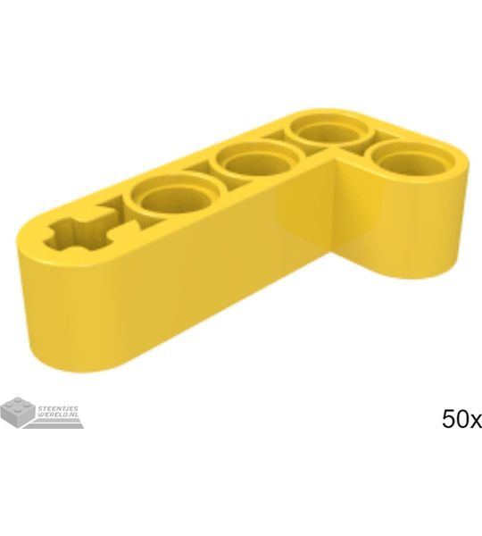 50x LEGO 32140 Technic arm Geel, 50 stuks