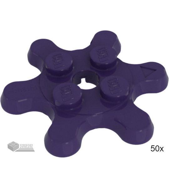 50x LEGO 35442 Donkerpaars, 50 stuks