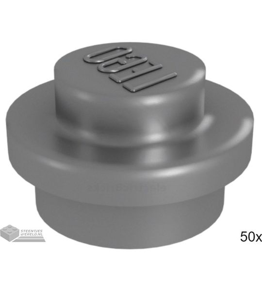 50x LEGO 4073 Metaal-zilver, 50 stuks