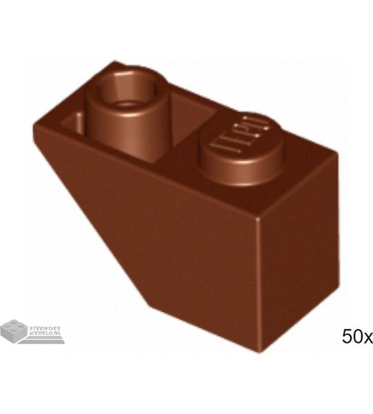 50x LEGO 3665 Roodbruin, 50 stuks