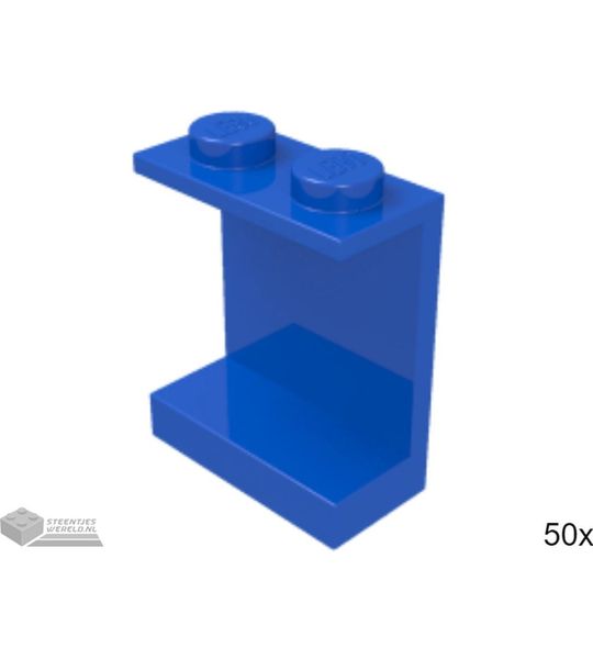50x LEGO 4864a Paneel Blauw, 50 stuks