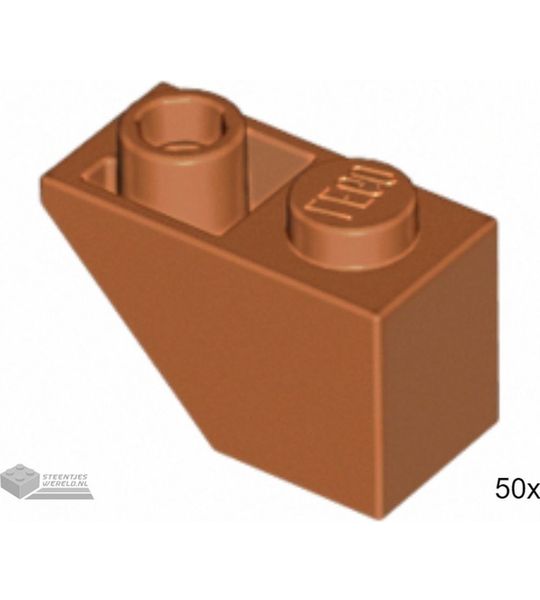 50x LEGO 3665 Donker oranje, 50 stuks