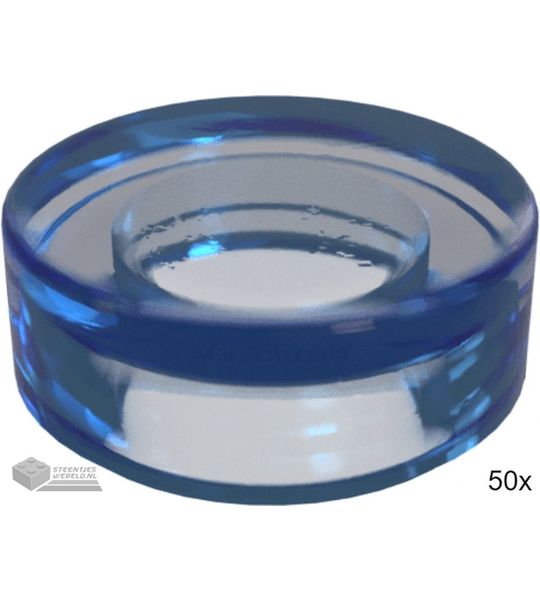 50x LEGO 98138 Doorzichtig donkerblauw, 50 stuks