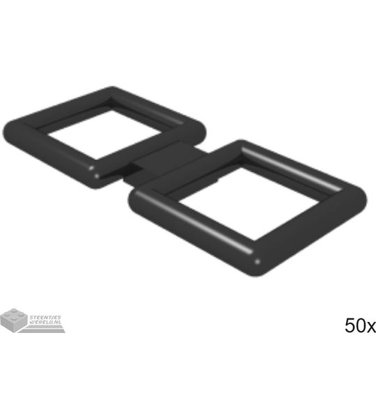 50x LEGO 35366 Zwart, 50 stuks