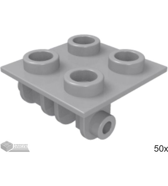 50x LEGO 6134 Licht blauwgrijs, 50 stuks