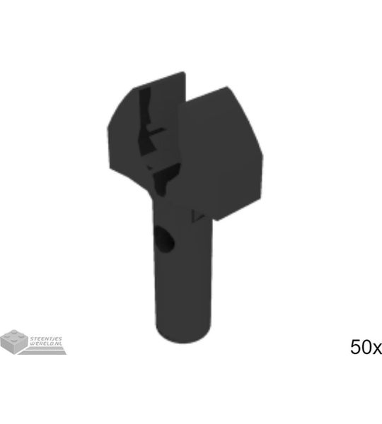 50x LEGO 48729b Zwart, 50 stuks