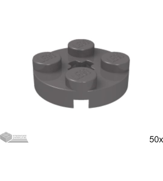 50x LEGO 4032 Donker blauwgrijs, 50 stuks