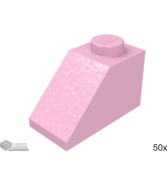 50x LEGO 3040 Fel roze, 50 stuks
