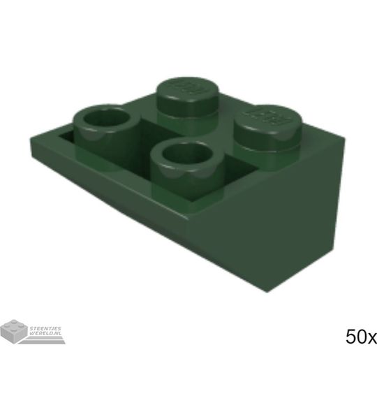 50x LEGO 3660 Donkergroen, 50 stuks
