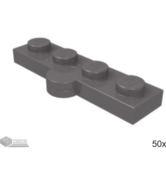 50x LEGO 2429c01 Donker blauwgrijs, 50 stuks