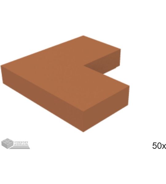 50x LEGO 14719 Donker oranje, 50 stuks