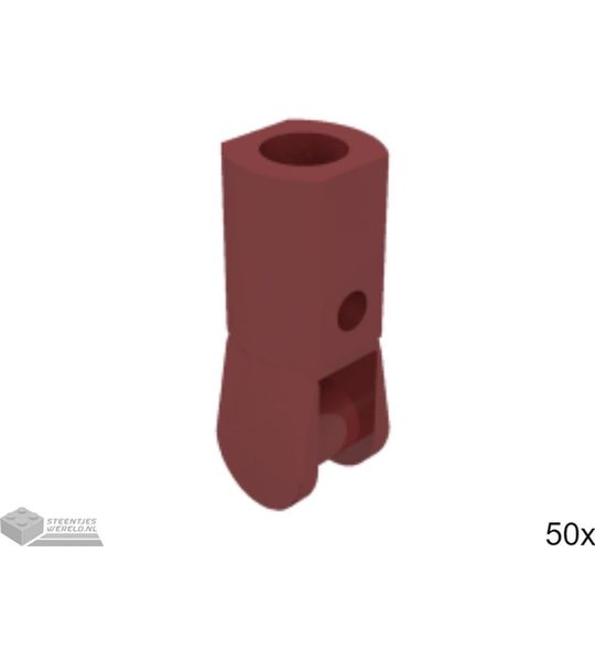 50x LEGO 23443 Donkerrood, 50 stuks