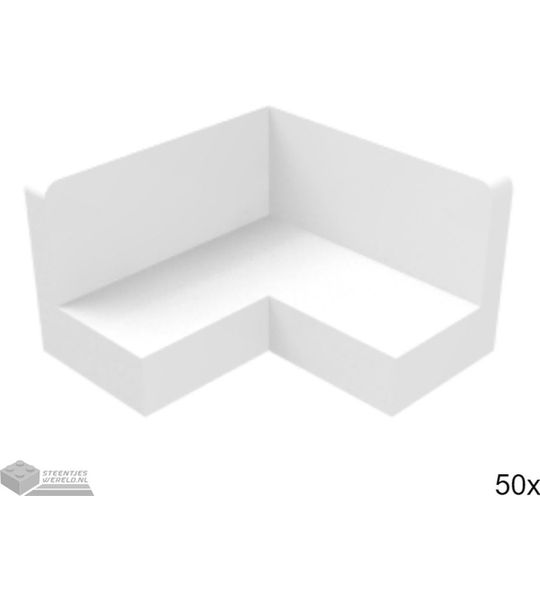 50x LEGO 91501 Paneel Wit, 50 stuks