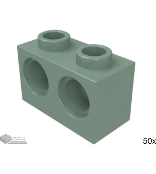 50x LEGO 32000 Technic steen Zandgroen, 50 stuks