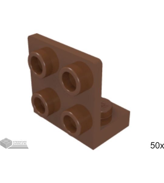 50x LEGO 99207 Roodbruin, 50 stuks