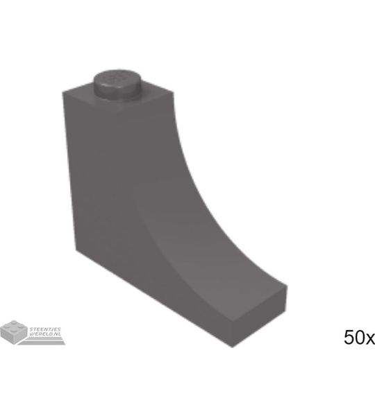 50x LEGO 18653 Donker blauwgrijs, 50 stuks