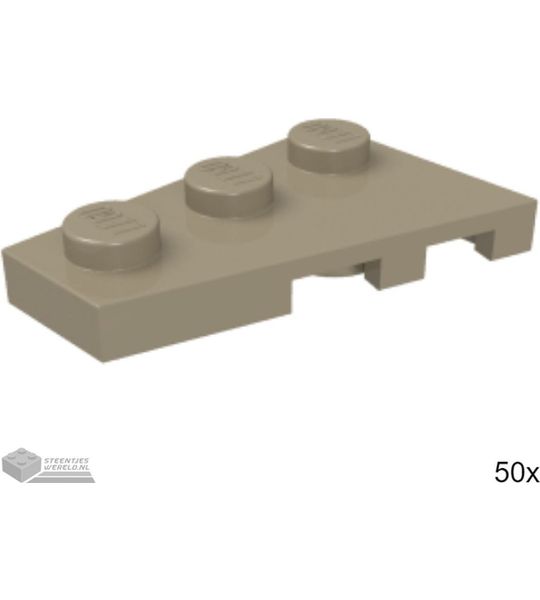 50x LEGO 43723 Donker tan, 50 stuks