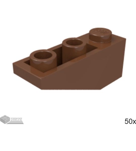 50x LEGO 4287 Roodbruin, 50 stuks