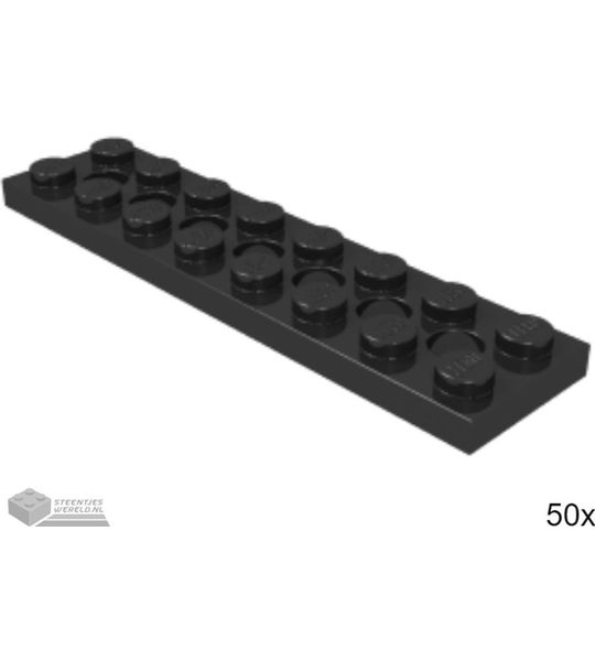 50x LEGO 3738 Zwart, 50 stuks