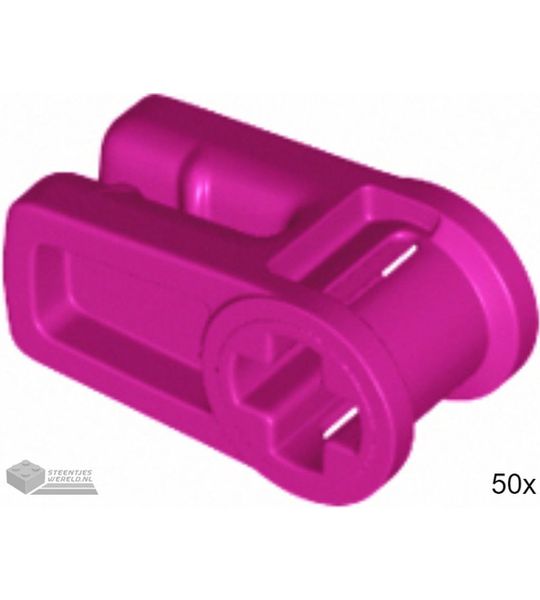 50x LEGO 49283 Technic connector Magenta, 50 stuks