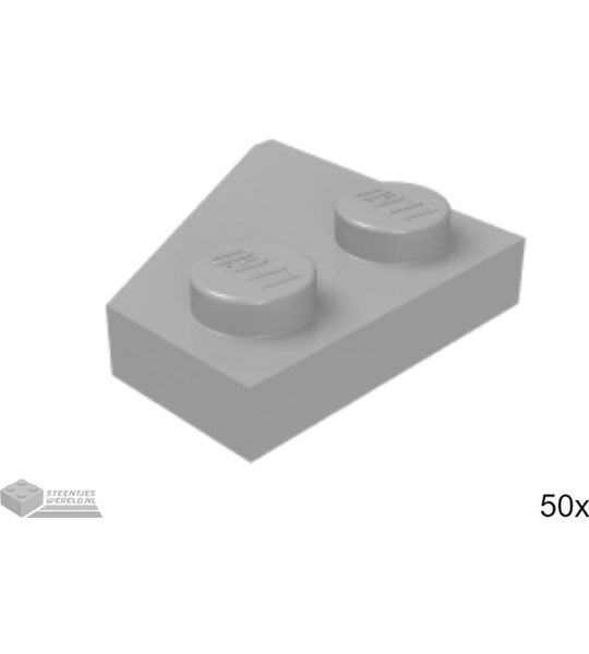 50x LEGO 24307 Licht blauwgrijs, 50 stuks
