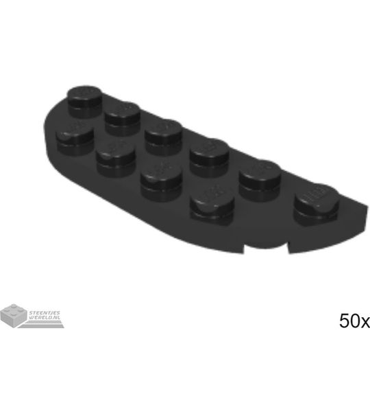 50x LEGO 18980 Zwart, 50 stuks