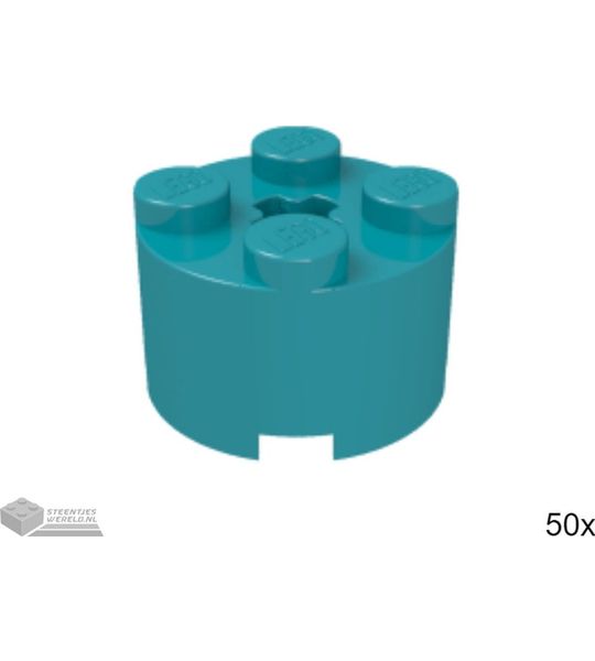 50x LEGO 3941 Donker Turquoise, 50 stuks