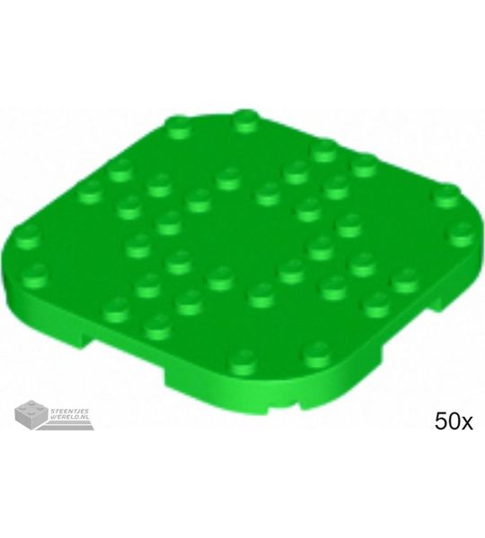 50x LEGO 66790 Fel groen, Plaat aangepast, 50 stuks