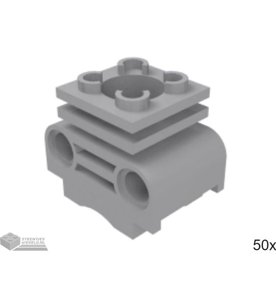 50x LEGO 2850b Licht blauwgrijs, 50 stuks