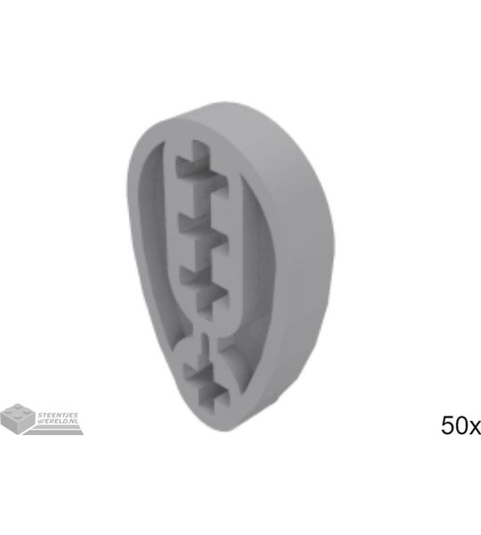50x LEGO 6575 Licht blauwgrijs, 50 stuks