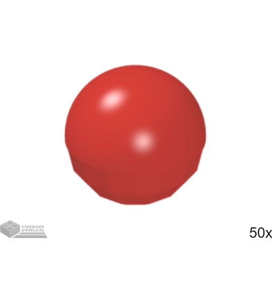50x LEGO 32474 Rood, 50 stuks
