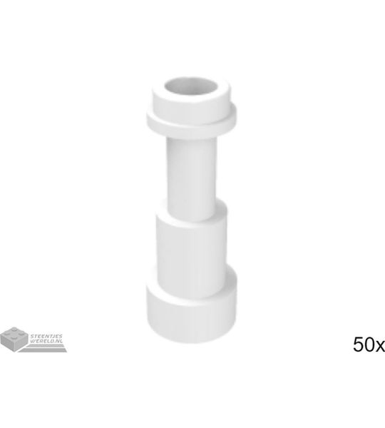 50x LEGO 64644 Wit, 50 stuks