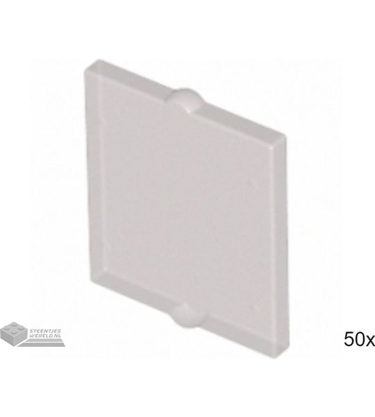 50x LEGO 60601 Doorzichtig zwart, 50 stuks