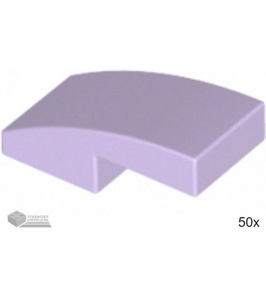 50x LEGO 11477 Dakpan gebogen Lavendel, 50 stuks