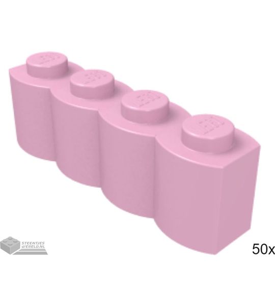 50x LEGO 30137 Fel roze, 50 stuks