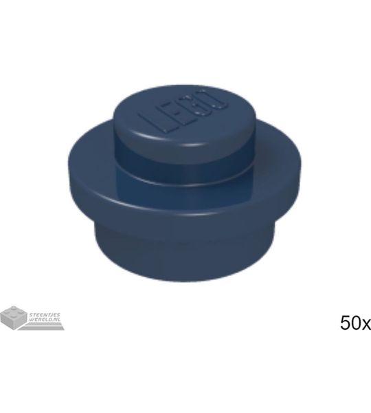 50x LEGO 4073 Donkerblauw, 50 stuks
