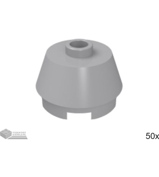 50x LEGO 98100 Licht blauwgrijs, 50 stuks