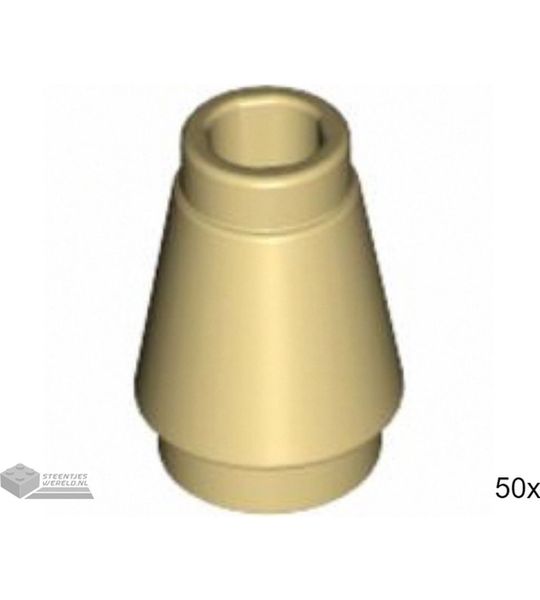 50x LEGO 4589b Tan, 50 stuks